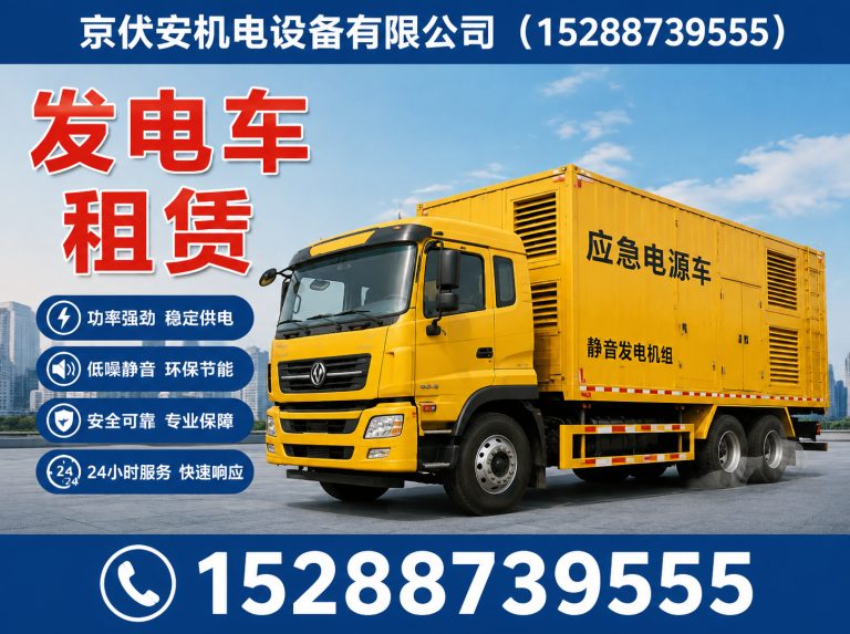 郑州静音发电车租赁展示图